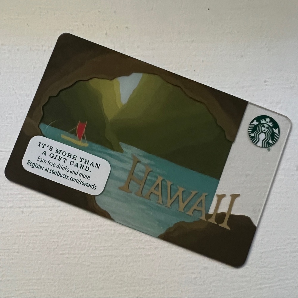 Collectible “Hawaii” Starbucks gift card